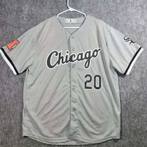 Cotapaxi Chicago White Sox Jersey Men's XL Gray Black Short Sleeve Baseball MLB